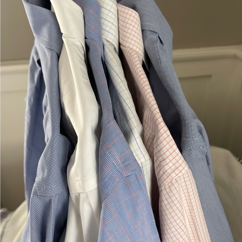 Brooks Brothers Blue, White, and Red Dress Shirts - Men’s